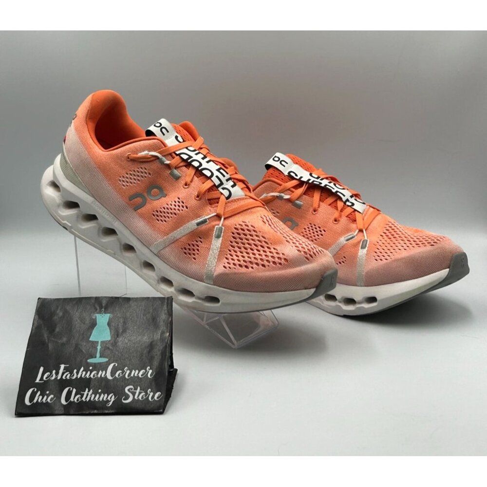 On Cloud Mens Orange Cloudsurfer Lightweight Runn… - image 9